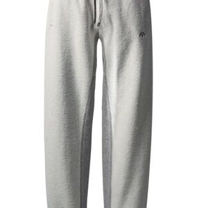Adidas Originals Alexander Wang Gray and White Jogger Pants